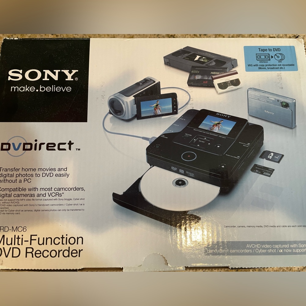 Sony DVD Direct VRD-MC6 Multi-Function DVD Recorder